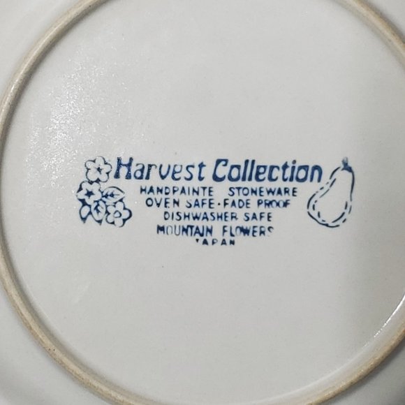 Harvest Collection Salad Plate - Mountain Flowers - Picture 4 of 5